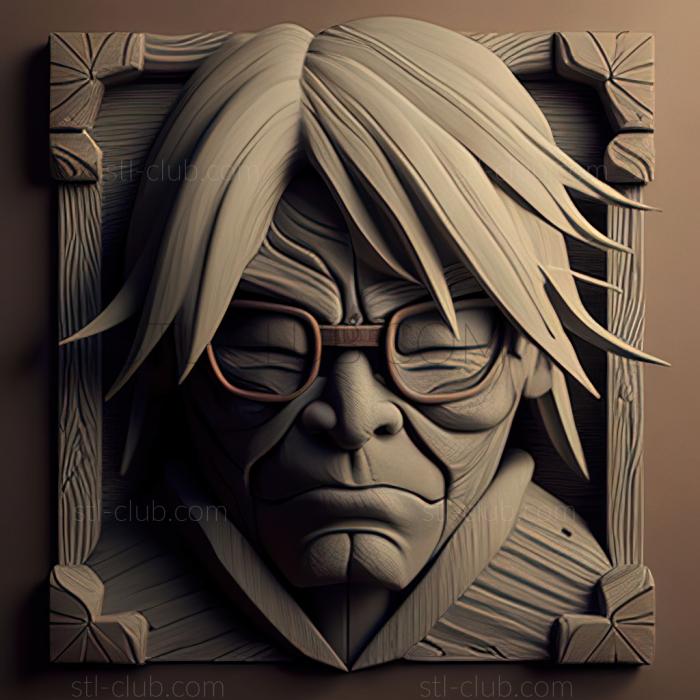 3D model Kabuto Yakushi from Naruto (STL)